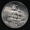 5 Yuan 1986 - čínská zeď / trojstěžník