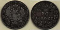 50 Grošů (25 Kopějek) 1847 MW