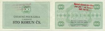100 Korun 1981 - ústavní poukázka