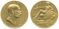 100 Koruna 1908 jubilejní_tém.