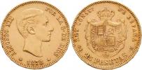 25 Peseta 1878/1878 DE-M