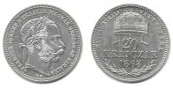 20 kr. 1868 KB - MAGYAR KIRÁLYI      "R"     exklusivní stav !!