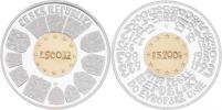 2500 Koruna 2004 - vstup do EU (bimetal 7.78g Au +