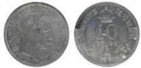 10 Krejcar 1867 A_dr.st. a nálitek v rev.  R!