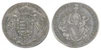 1/2 Tolar konvenční 1790 A - ražba pro Uhry