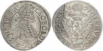 3 krejcar 1697 GE Praha - Egerer. Nech.-208. n. nálitek