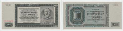 1000 Koruna 1942 - 2.vyd.- sér.Hb