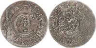 Solidus 1638 - opis SOLIDVS CIVI RIGENSIS 38 (velká datace)
