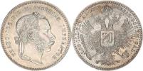 20 kr. 1872 b.zn. "RR"