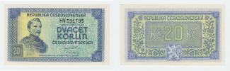 20 Koruna b.l.(1945)