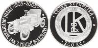 200 Kč 2005 - automobil Laurin a Klement          orig.etue