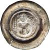Přemysl Otakar II. (1253-78). Velký brakteát (44 mm). Cach-769 var. n. naprask. okraj
