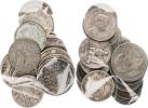 Konvolut 21 kusů Ag mincí (15x 1 Lira; 5x 2 Lira; 1x 5 Lira)
