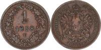 1 kr. 1858 V         "R"_úhoz