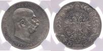 5 Koruna 1909 b.zn. Schwartz