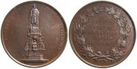 500 let založení UK 1848. Ve věnci nápis / pomník Karla IV.