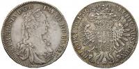1/2 tolar 1756 Hall. Nov.-82. patina