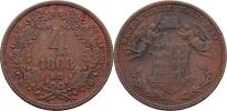 4 Krejcar 1868 KB