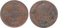 Egy Krajczár 1848 - maďarský nápis (revoluce)