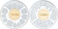 2500 Koruna 2004 - vstup do EU (bimetal 7.78g Au +