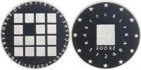 200 Kč 2004 - vstup ČR do EU     orig. etue