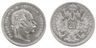 20 kr. 1872 b.zn.         "RR"