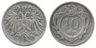 10 hal. 1892 b.zn.        "RR"