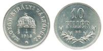 10 Fillér 1915 KB - Ni (zkouška)    Moravec 141    "RR"
